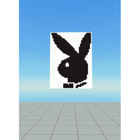 Playboy Bunny Pixel Art