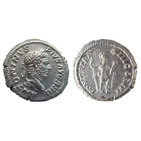 Caracalla, silver denarius, TCRIS-15