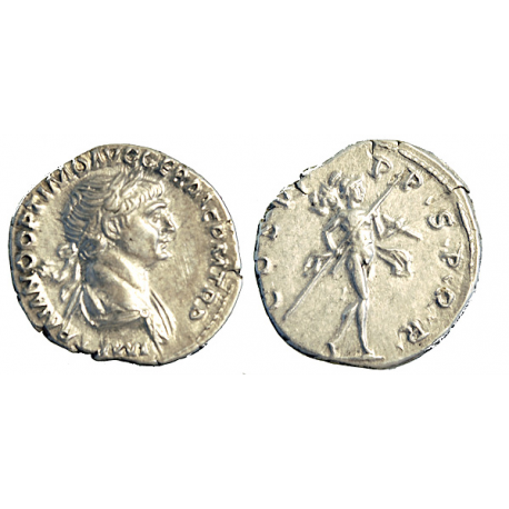 Trajan, Denarius, 14-117 AD, TCRIS-4