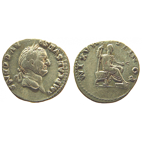 Vespasian, Denarius, 73 AD, TCRIS-66