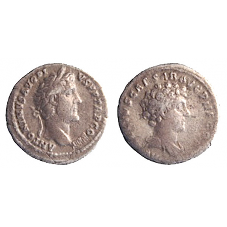 Antoninius Pius & Marcus Aureluis, 140 AD, TCRIS-123