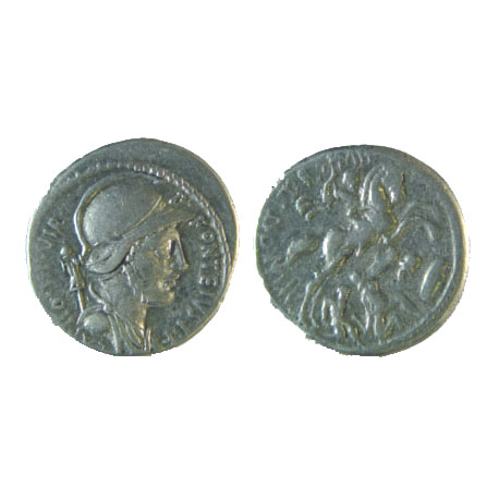 P. Fonteius P.f. Capito, Denarius c.55 BC, TCRRS-3551