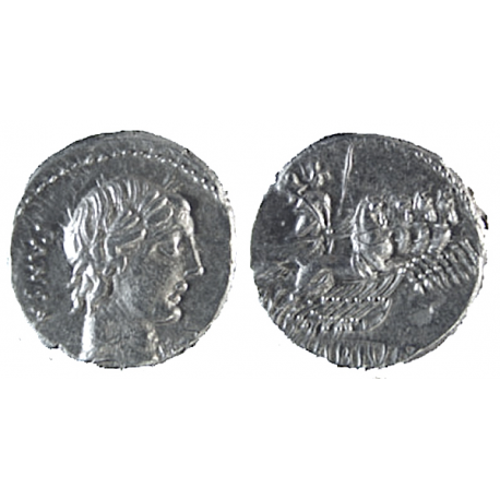 ROMAN REPUBLIC, 90 BC, C. VIBIUS PANSA, TCRRS-3508