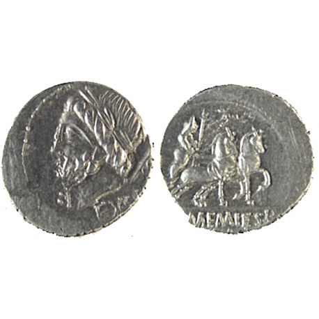ROMAN REPUBLIC,87 BC, L and C MEMMIS, L f GALERIA, TCRRS-3522