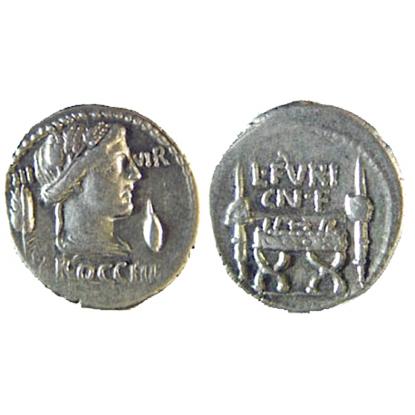 ROMAN REPUBLIC, L. FURIUS BROCCHUS TCRRS-3548