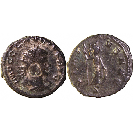 CLAUDIUS II GOTHICUS, ANT, RIC224, Counter Stamp, TCRIB-294