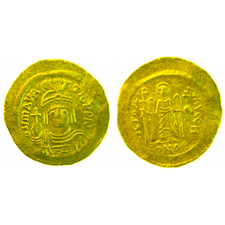 Maurice Tiberius, 582-602 AD, solidus, TCBYZG-2
