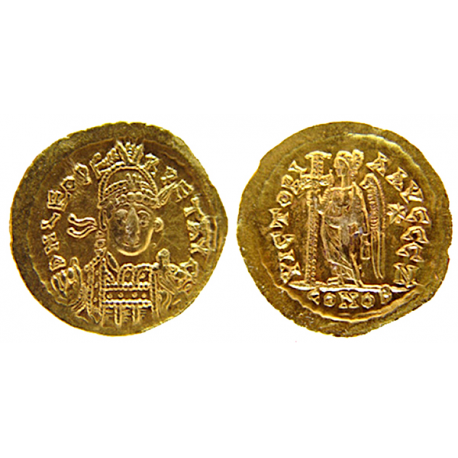 Leo I, (A.D. 457-474), Gold Solidus, TCBYZG-3183