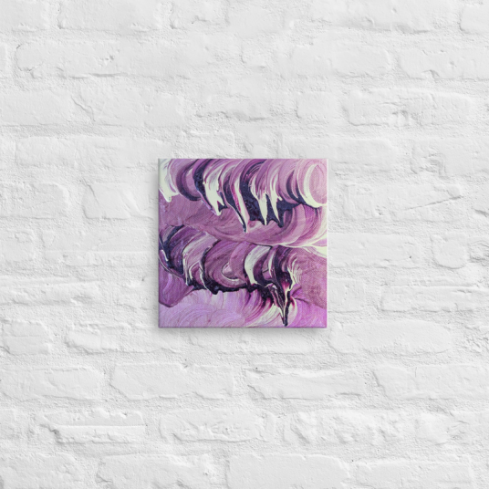 Purple Gold #3 - On Canvas