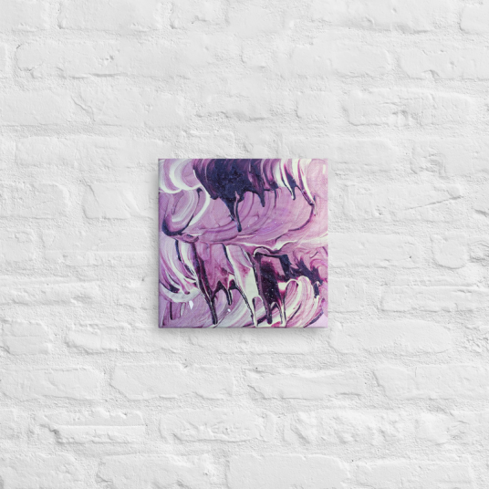 Purple Gold #2 - On Canvas