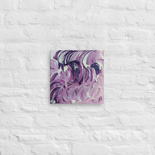 Purple Gold #1 - On Canvas