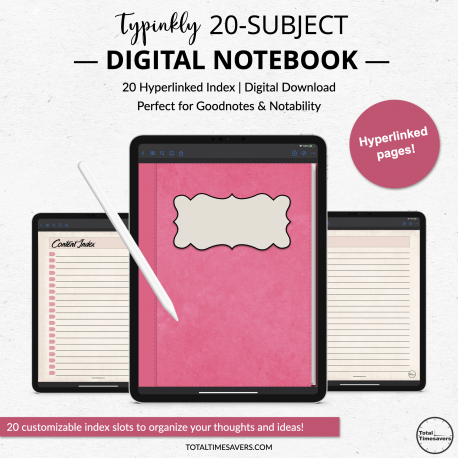 Typinkly Digital Notebook