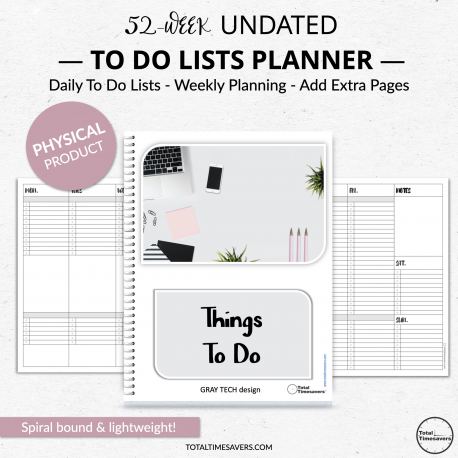 Undated To Do List Planner