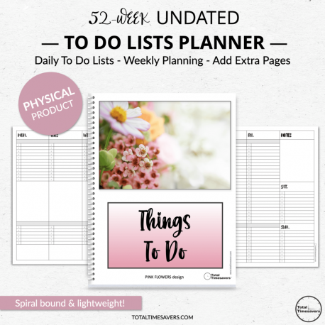 Undated To Do List Planner