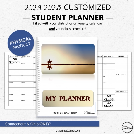 Customized Student Planner [CT & OH ONLY]