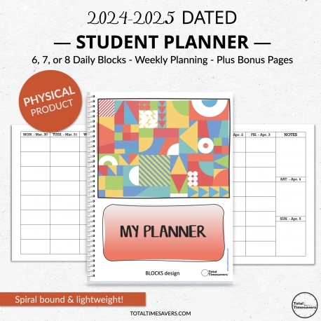 Dated Student Planner
