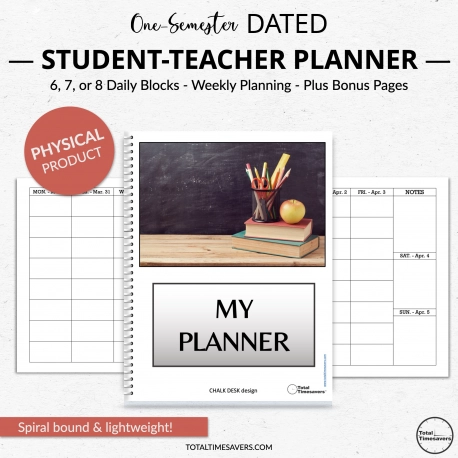 Dated Student-Teacher Planner