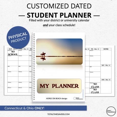 Customized Student Planner [CT & OH ONLY]