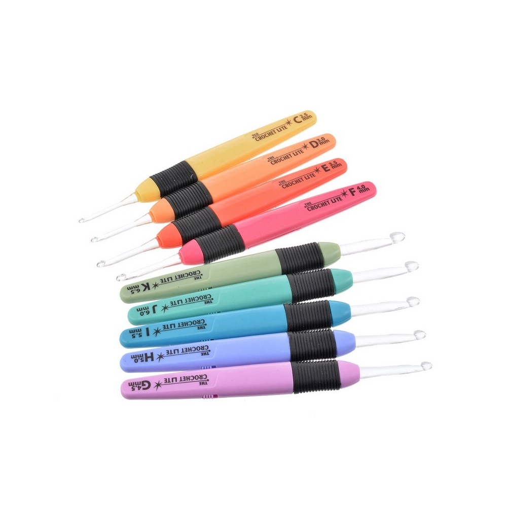 LED Light Up Knitting Needles Multicolour Sewing Tool Crochet Lite