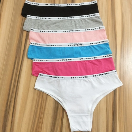 3 Pcs Bikini Style Low Waist Panties