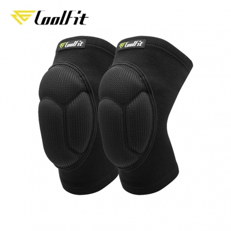 CoolFit 1 Pair Protective Knee Pads Thick Sponge Extreme Sports Anti-Slip Collision Avoidance kneepad Brace