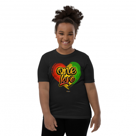ONE LOVE - Youth Girls' Short-Sleeve T-Shirt