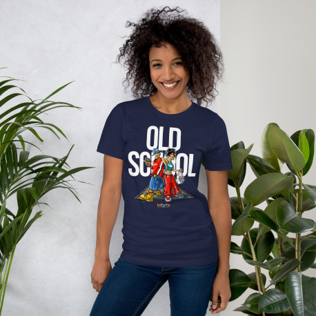 OLD SCHOOL - Ladies' Short-Sleeve T-Shirt