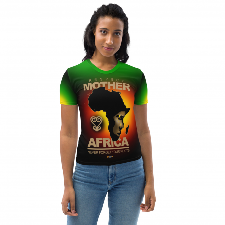 MOTHER AFRICA - Ladies' All-Over T-Shirt
