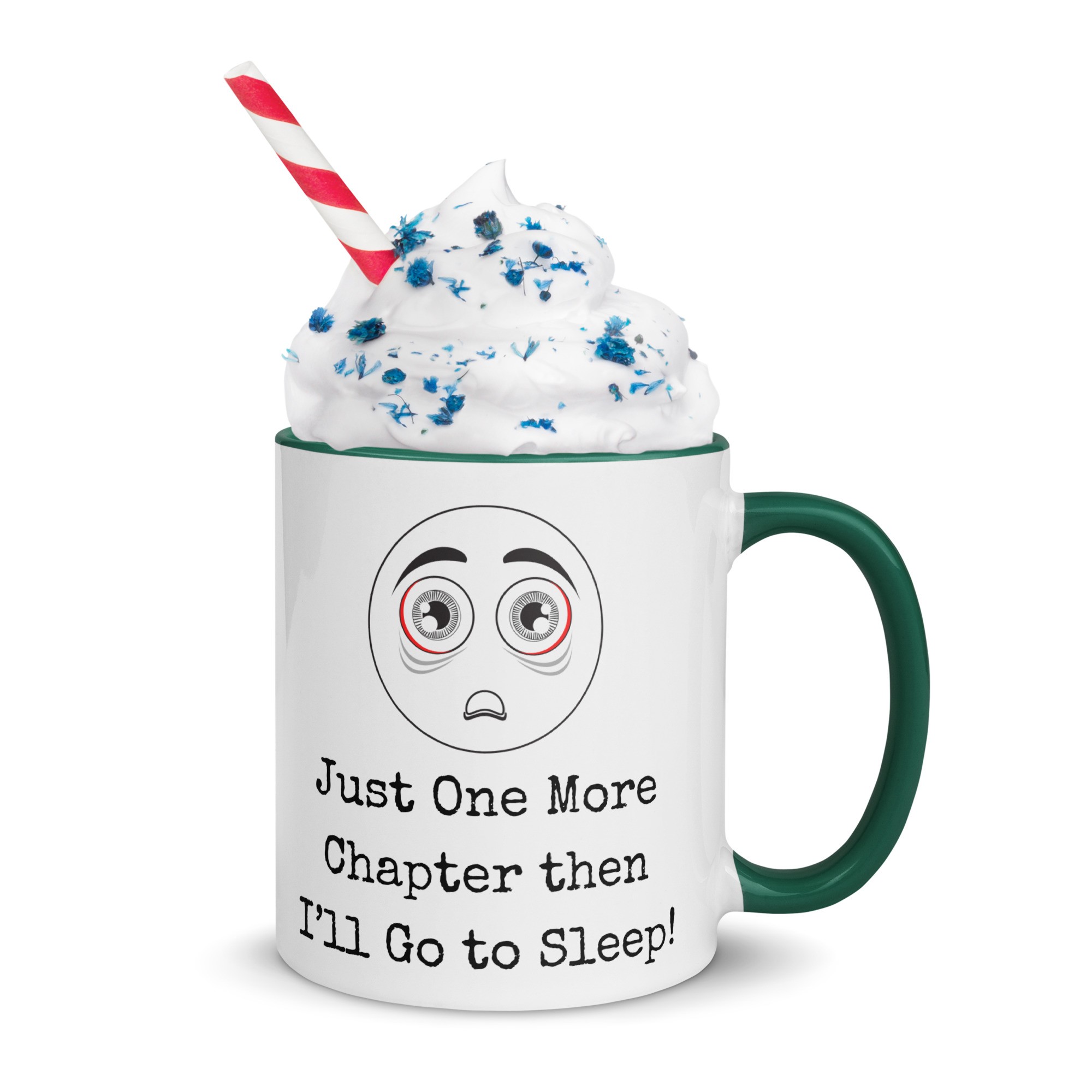 Just One More Chapter Mug with Color Inside