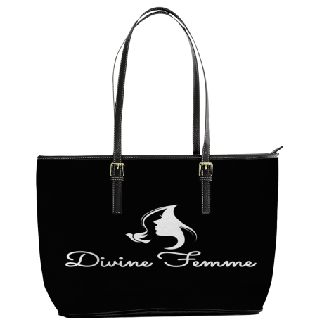 Divine Femme Leather Tote Bag (Small)