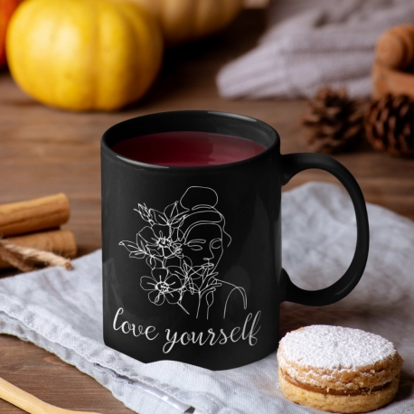 Love Yourself Perfect Gift For Everyone Ceramic Coffee Mug 11oz