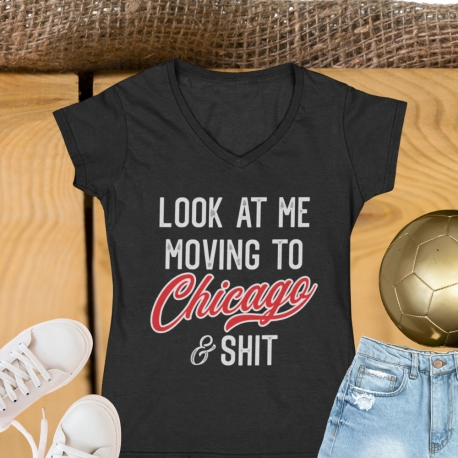 Moving to Chicago Gifts, Moving to Chicago Shirt, Moving to Chicago Tshirt, Moving to Chicago Birthday Gifts for Men and Women