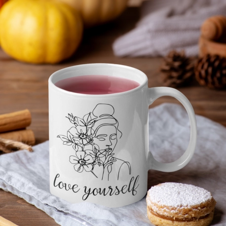 Love Yourself Perfect Gift For Everyone Ceramic Coffee Mug 11oz