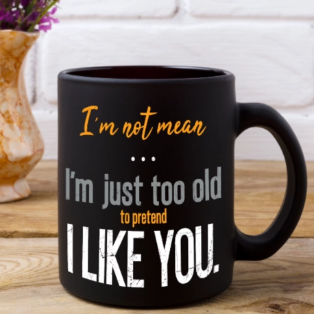 I'm Not Mean, I'm Just Too Old To Pretend I Like You Mug, Gift for Dad Mug, Gift for Mom