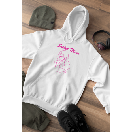 Gift for Mom Hoodie, Supermom 2 Hoodie