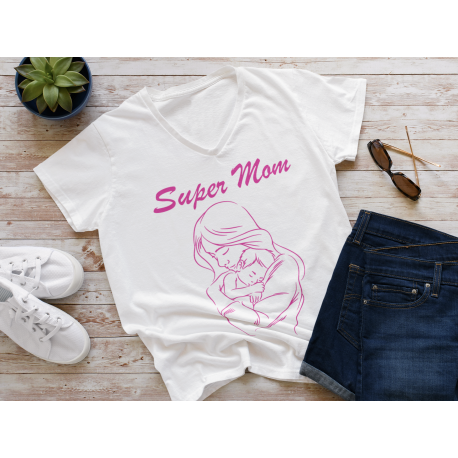 Gift for Mom Shirt, Supermom 2 TShirt, Shirt