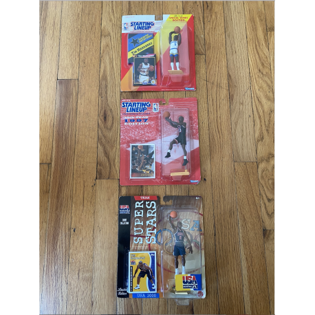 Vintage Tim Hardaway Collectible Action Figures - Lot of 3