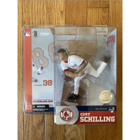 Curt Schilling Boston Red Sox Collectible Action Figure - McFarlane Sports Picks Baseball Series 10