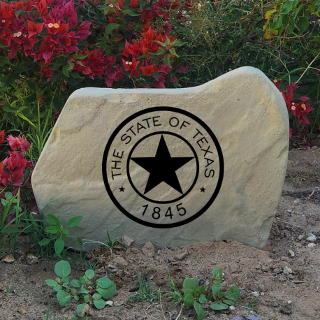 State of Texas Flag Stone Design