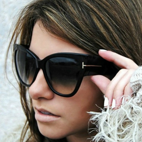 Fashion Gradient Cat Eye Design Women Sunglasses