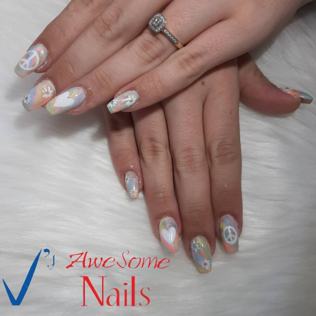Vs AweSome Nails Design N043