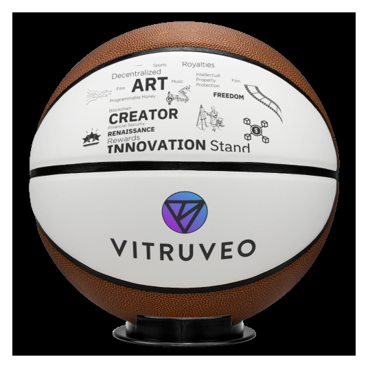 Vitruveo Chain Full-Size Basketball Keepsake for Fans