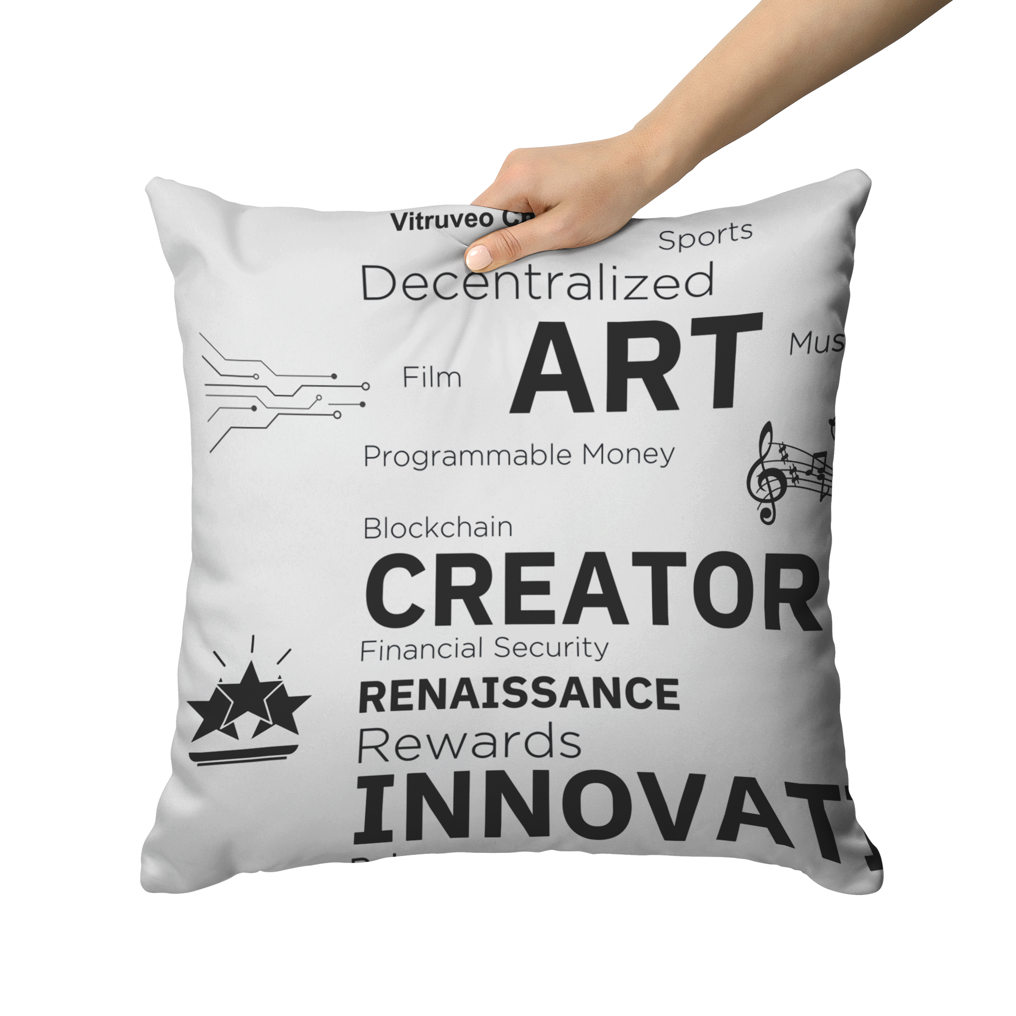 Vitruveo Chain Artistic Broadcloth Pillows