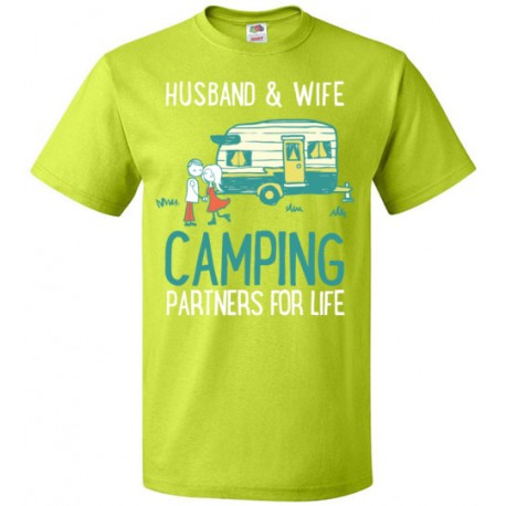 Husband & Wife Go Camping Unisex T-shirt