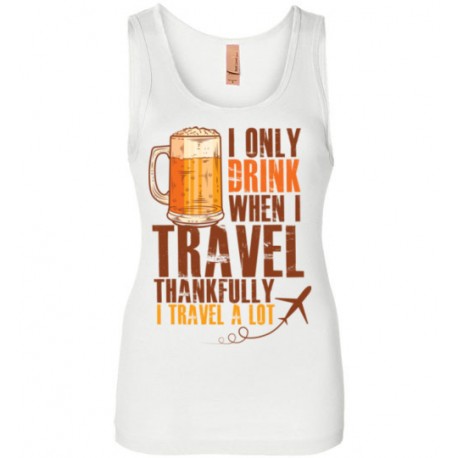 Drink & Travel Womens Jersey Tank