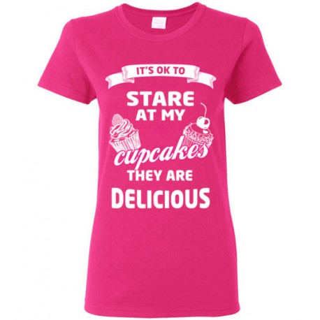 Cupcakes Ladies Short-Sleeve