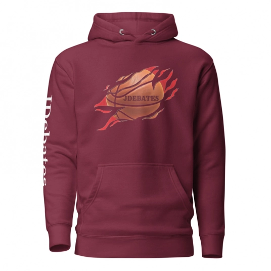 JDebates Red Logo Hoodie