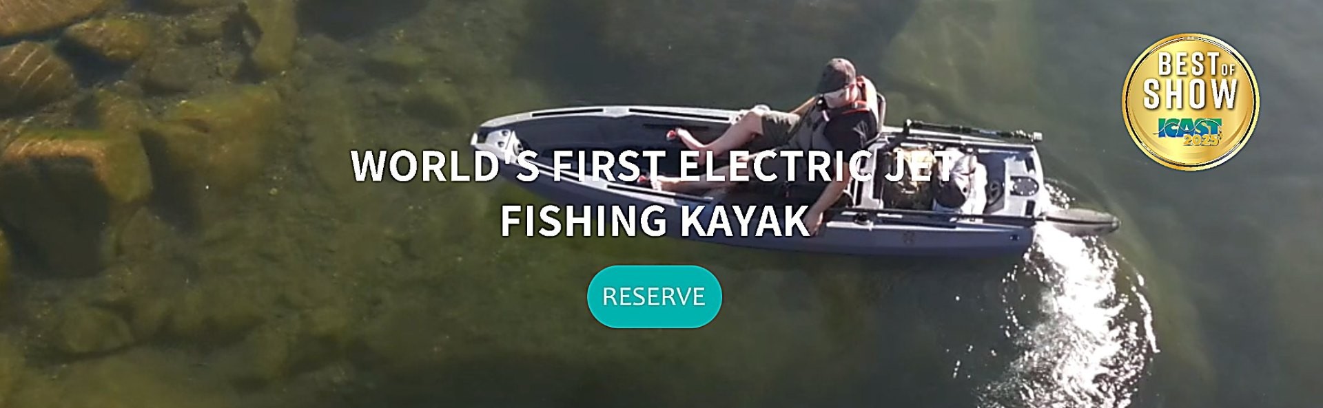FluxJet Electric Jet Fishing Kayak Australia Reserve