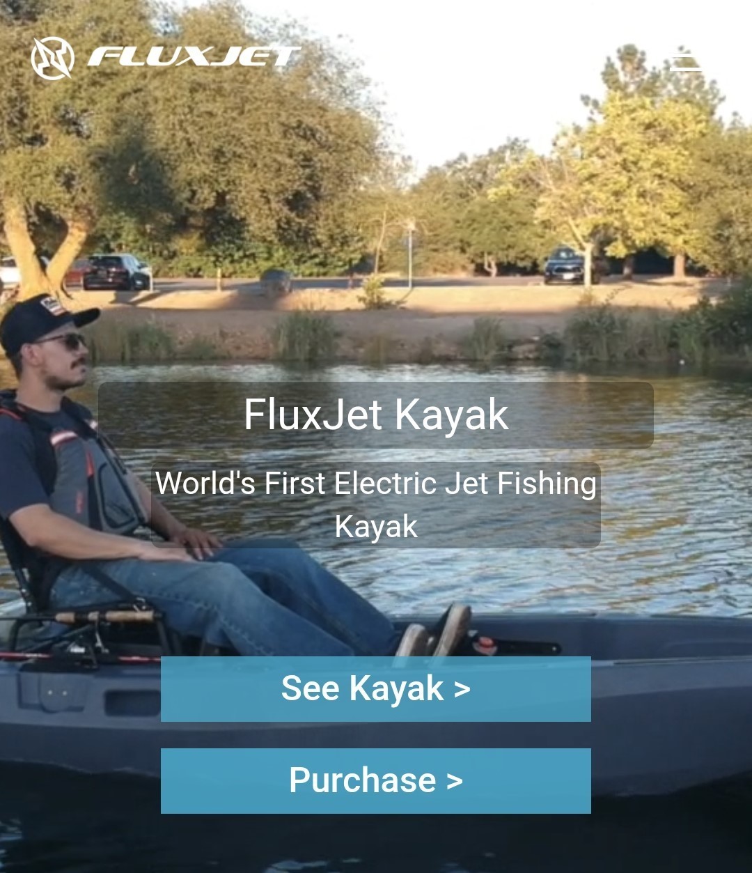 FluxJet Electric Jet Fishing Kayak