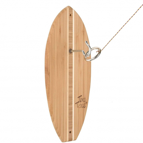 Tiki Toss Hook and Ring Game Original Surfboard Edition